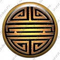 Китайский символ «SHOU» (объемный талисман-наклейка)