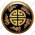 Китайский талисман "Пять благ" (объемный талисман-наклейка)