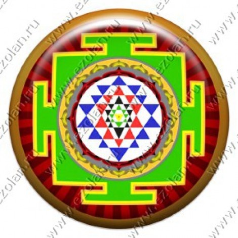 Шри-янтра (объемный талисман-наклейка)